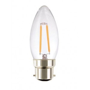 ACDC 4W B22 Base LED Candle Bulb - Warm White