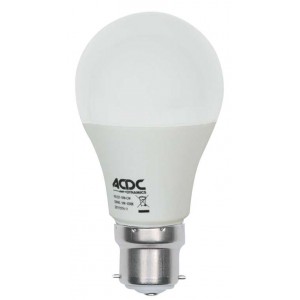 ACDC 110-240VAC 5W B22 6000K Daylight LED Bulb