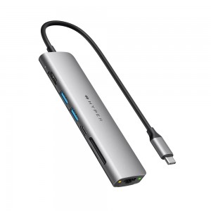 HyperDrive SLAB 7-in-1 USB-C Hub - with HDMI / SD / MicroSD Reader