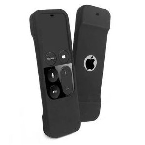 Tuff-Luv Apple TV Remote Rugged Silicone Case 4th/5th Gen HD/4K - Black