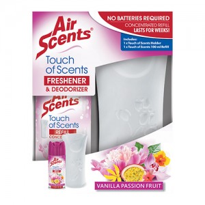 Air Scents Touch of Scents Freshener &amp; Deodorizer – Vanilla Passion Fruit