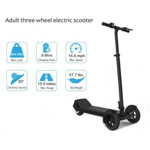 Electric Scooter - 500W / 3 Wheel / Refurb / Black (Internal Battery Management Module Was Replaced) / Good Condition