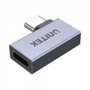 Unitek A1040GY | 240W 8K @60Hz USB4.0 90° L-Shape Angled Adapter