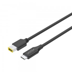 Unitek C14115BK | 1.8m 65W USB Type-C to DC Charging Cable - Rectangle DC Jack 11 × 4.5mm