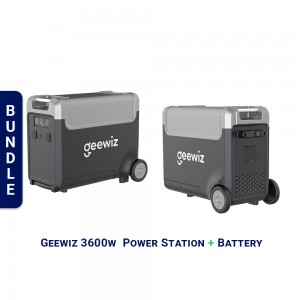 Geewiz 3600w Portable UPS Power Station - 3840Wh LIFEPO4 (2 YEAR WARRANTY) + ADDITIONAL BATTERY (SMART BACKUP BUNDLE )
