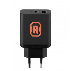 Rugged by Volkano Dual USB Wall Charger with QC3.0 and PD