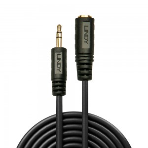 Lindy 35654 5M Premium 3.5mm Audio Jack Extension Cable