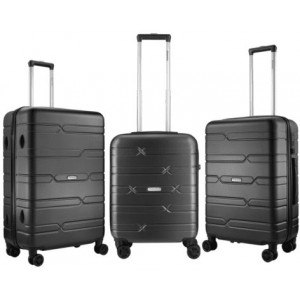Travelwize Bondi ABS 4-Wheel Spinner 55cm Luggage - Grey
