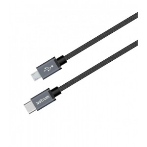 Astrum A53059-B USB Micro to USB-C Charge &amp; Sync Cable