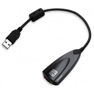 Steel Series 5Hv2 Virtual 7.1 Channel External USB 2.0 Sound Card, Black
