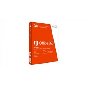 Microsoft Office 365 Home Medialess Software- 1 Year Warranty