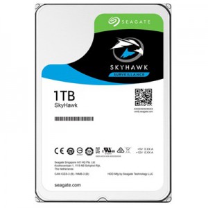 Seagate 1TB SkyHawk 3.5" SATA 6Gb/s Surveillance Hard Drive (HDD) with 64MB Cache