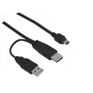 2xUSB to Mini USB Camera Cable