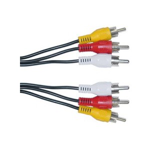 3 RCA to 3RCA Cable 1.8 m Long