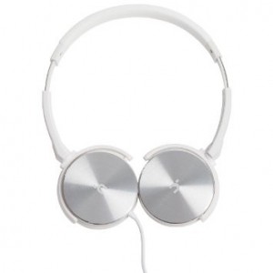 Hoomia   Headphone with Microphone White and Silver