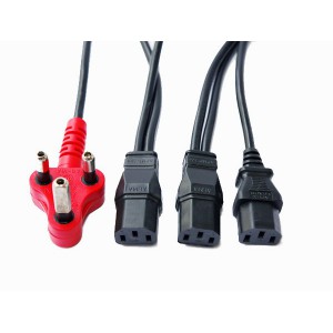  3 Way IEC Power Cable