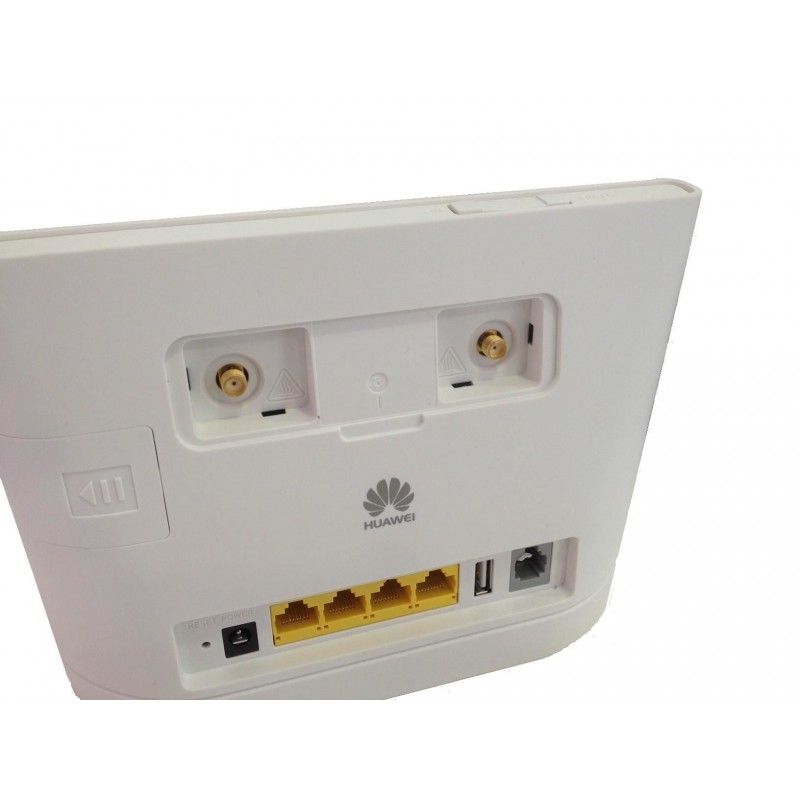 Huawei B315 4G LTE WiFi 150Mbps Router- 4x 10/100- 2x RJ11- USB (B593  upgrade) - White - GeeWiz