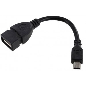 Astrum USB 2.0 Mini Male to USB Female 20cm OTG