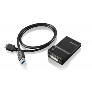Lenovo USB 3.0 to DVI VGA Monitor Adapter