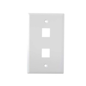 Two Port Faceplate 115 x 70mm