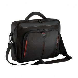 TARGUS - CLASSIC 15 - 15.6 CLAMSHELL CASE - BLACK/RED