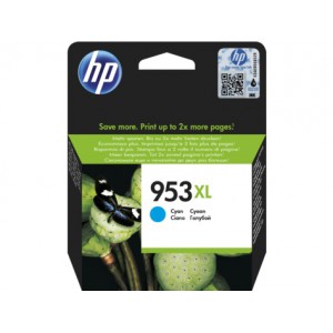 HP 953XL High Yield Cyan Original Ink Cartridge - HP OfficeJet Pro 8710/8720/8725/8730