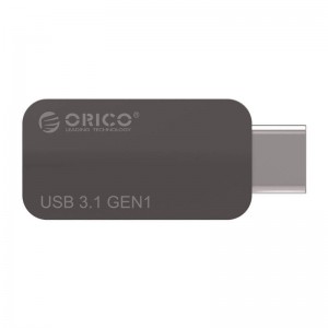 Orico CTA2-SV Aluminum USB TYPE C USB 3.0 OTG USB Adapter C 3.1 to USB 3.0 Data Transfer-Silver / Gray