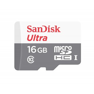 SanDisk  SDSQUNS-016G-GN3MN MicroSDHC 16GB UHS I C10 MicroSD Card 