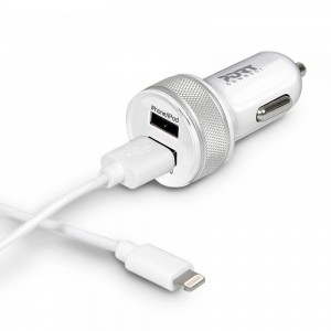 Port Design 900082 Connect - Apple Car Charger - with 2 USB
