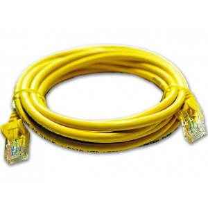 Linkbasic FLY-6-2Y  2 Meter UTP Cat6 Patch Cable Yellow