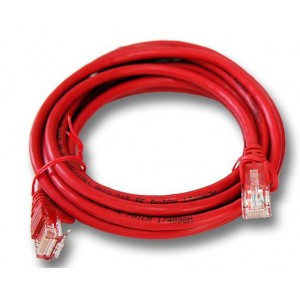 Linkbasic FLY-6-1R  1 Meter UTP Cat6 Patch Cable Red