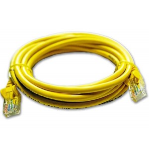 Linkbasic  FLY-6-3Y  3 Meter UTP Cat6 Patch Cable Yellow