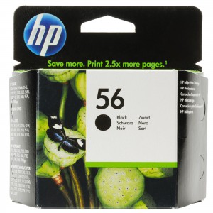 HP 56 - Black Inkjet Print Cartridge with yield of 520 pages