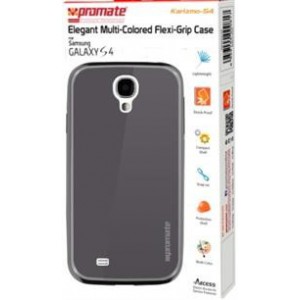 Promate  6959144000824  Karizmo-S4 Elegant Flexi-Grip Case for Samsung Galaxy S4 - Grey
