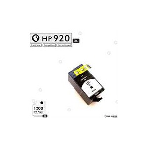 Inkpower IP920XLBK Generic for Hp No. 920XL Black Inkjet Print Cartridge