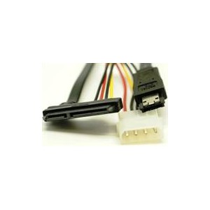 UniQue SATATOESATACABL 4pin Power Plug to SATA 15pin Power Socket Cable