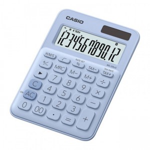 Casio  MS-20UC-LB-S-EC  Light Blue 12 Digit Desktop Calculator