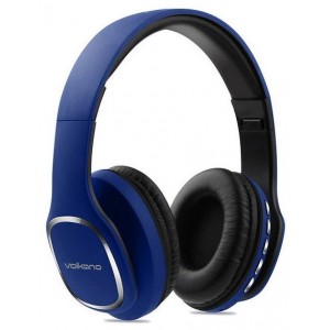 Volkano  VK-2002-BL  Phonic Series Blue Bluetooth Full Size Headphones
