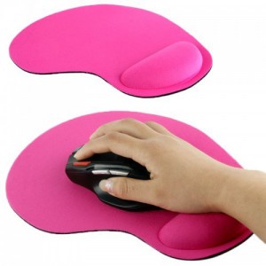 Tuff-Luv  A4_70  Ultra Slim Pad and Cloth Wrist Supporter Mouse Pad - Pink