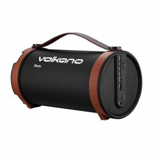 Volkano  VB020-BB  Blaster Series 2.1 Channel Bluetooth Speaker -Black &  Brown