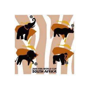 Esquire  7666234226048  Official FIFA 2010 Licensed Product-AFRICA ANIMAL1 Mouse Pad