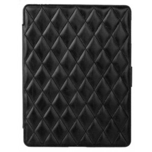Promate  2161815965910  iPose.10 Protective Leather Case with Single Level Stand and Side Lock for New iPad -Black 