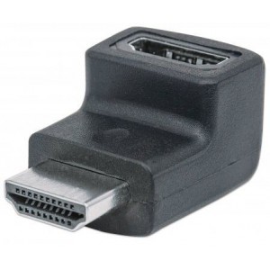 Manhattan  HDMI A Female to A Male, Downward 90 Degree Angle HDMI Adapter 