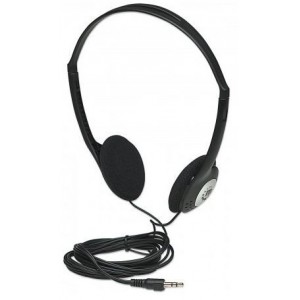 Manhattan 177481  Stereo Headset - Black 