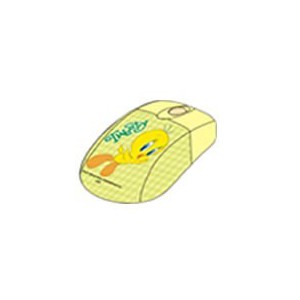 Tweety  W5803-1C-TW  Optical USB Mouse -Green/Yellow 