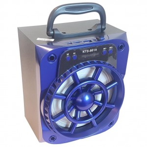 Microworld  Portable Speaker + Radio - Blue