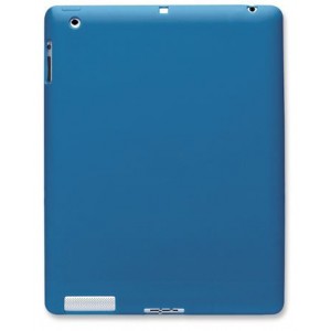 Manhattan 450034   iPad 2 & 3 Silicon Slip-fit Sleeve -Blue