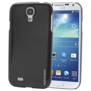 Promate  7161815697182  Figaro-S4 Shiny Custom-Fit Shell Case for Samsung Galaxy S4 - Black 