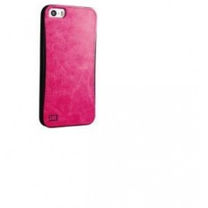 Promate 6959144004846 Lanko.i5 iPhone 5 Hand-Crafted Leather Case-Pink