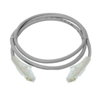 Linkbasic FLY-6A-1 1 Meter UTP Cat6a Patch Cable Grey